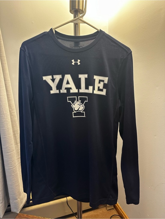 Under Armour Other - Under Armour Navy Long-Sleeve YALE Performance Shirt